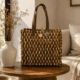01OD010_3 Rustic Weave Sabai Grass Tote Bag