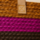Pink Stripe Sabai Grass Tote Bag