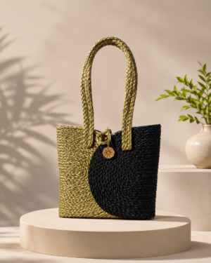 Black Sabai Grass Mini Tote Bag