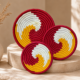 01OD027_5 Sabai Sunset Spiral Wall Decor Set