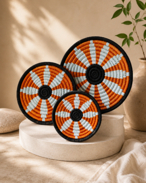 01OD028_1 Floral Wall Plates