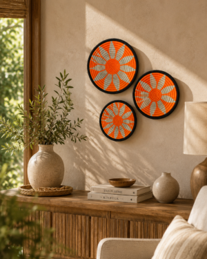 01OD029_4 Sabai Sunburst Wall Decor Set