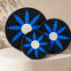 01OD031_5 Sabai Blue Starburst Wall Decor Set