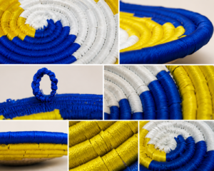 01OD033_3 Sabai Ocean Wave Wall Decor Set