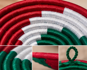 Sabai Tricolor Spiral Wall Decor Set