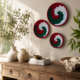 Sabai Tricolor Spiral Wall Decor Set