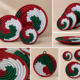 Sabai Tricolor Spiral Wall Decor Set