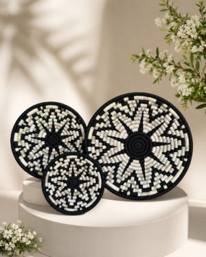 01OD035_2 Sabai Spiral Wall Decor Set