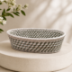 Colorful Sabai Grass Floor Basket