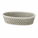 Colorful Sabai Grass Floor Basket