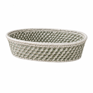 Colorful Sabai Grass Floor Basket