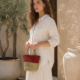 01OD046_5 Sabai Grass Basket with Maroon Trim