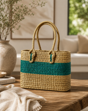 01OD047_1 Jute Eco-Friendly Shoulder Tote Bag