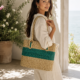 01OD047_3 Jute Eco-Friendly Shoulder Tote Bag