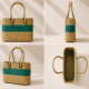 01OD047_5 Jute Eco-Friendly Shoulder Tote Bag