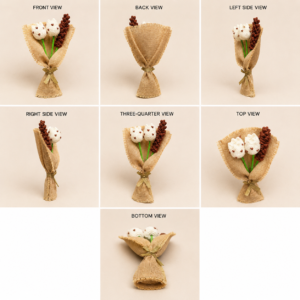 Tulip Crochet Flower Bouquet