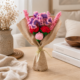 01PB003_3 Blush Bloom Crochet Flower Bouquet