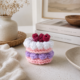 01PB009_2 Berry Bliss Crochet Cake Charm