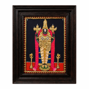 22K Gold Foil Venkateswara Tanjore Painting