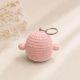 01TR001_3 Crochet Penguin Bag Charm Keychain