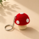 01TR006_2 Handmade Crochet Mushroom Keychain