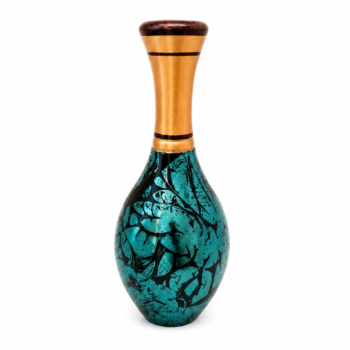 01UK004_9 Blue Floral Ceramic Vase