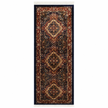 02DL004_9 Vintage Persian Medallion Rug