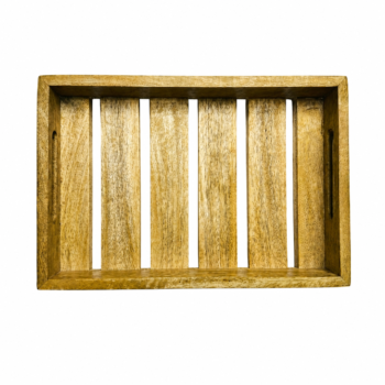02GJ003_9 Wooden Cutlery Organizer Tray