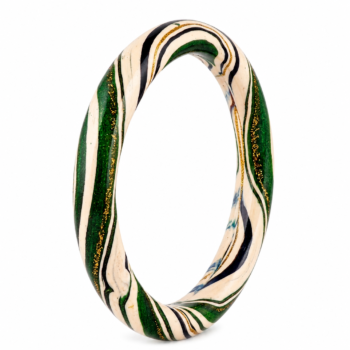 Marble Design Lac Bangles(Set of 2)
