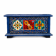 Royal Blue Wooden Storage Box