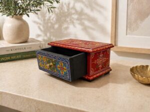 Crimson Heritage Wooden Storage Box