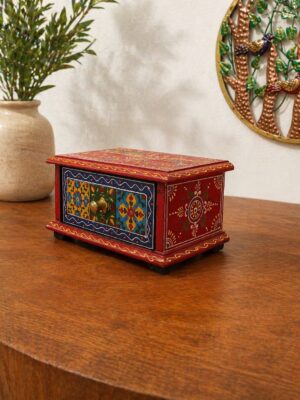 Crimson Heritage Wooden Storage Box