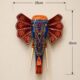 02RJ005_1 Midnight Royale Wooden Elephant Wall Decor