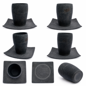 Natural Stone Drinking Glass Set