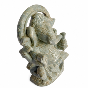 05OD003_9 Natural Stone Ganesha Idol Sculpture