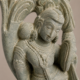Devadashi Green Serpentine Stone Idol