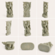 Devadashi Green Serpentine Stone Idol