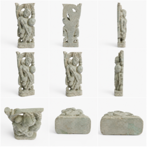 Kailash Serpentine Stone Idol