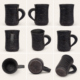 05OD007_02 Black Granite Stone Mug