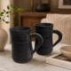 05OD007_03 Black Granite Stone Mug