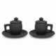 05OD009_09 Natural Stone Tea Cup Saucer Set