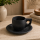05OD012_01 Natural Stone Tea Cup & Plate Set