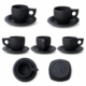 05OD012_02 Natural Stone Tea Cup & Plate Set