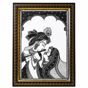 Radha Krishna Mandala Wall Art