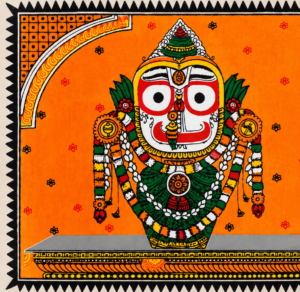 Sacred Jagannath, Balabhadra & Subhadra Pattachitra Painting – Authentic Odisha Handmade Art