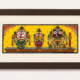 09OD004_1 Traditional Jagannath, Balabhadra & Subhadra Pattachitra Painting – Authentic Odisha Heritage Art