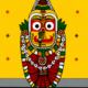 09OD004_2 Traditional Jagannath, Balabhadra & Subhadra Pattachitra Painting – Authentic Odisha Heritage Art