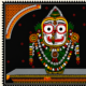 09OD006_2 Lord Jagannath, Balabhadra & Subhadra Pattachitra Painting – Handmade Odisha Sacred Art