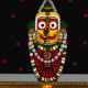 09OD006_4 Lord Jagannath, Balabhadra & Subhadra Pattachitra Painting – Handmade Odisha Sacred Art