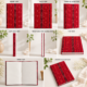 15OD001_09 Red Ikat Handcrafted Journal